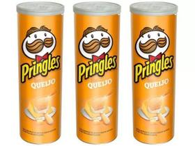 Kit C/3 Potes De Pringles Queijo 120g