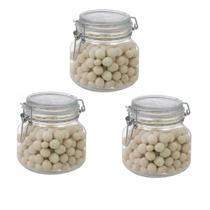 Kit c/3 Potes herméticos P Ruvolo