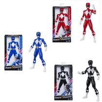 Kit c/ 3 Power Rangers Olympus Red, Blue e Black Rangers - Hasbro