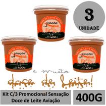Kit C/3 Promocional Sensação Doce de Leite Aviação