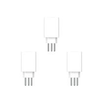 Kit C/3 - Protetor De Surto Plug 2P+T 10A Qualitronix Bra...