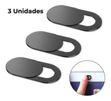 Kit C/ 3 Protetor Tampa Camera Webcam Anti Espião Notebook Kit C/ 3 Protetor Tampa Camera Webcam Anti Espião Notebook