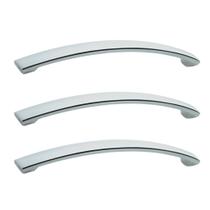 Kit c 3 Puxadores Cromados 128mm Beckmann