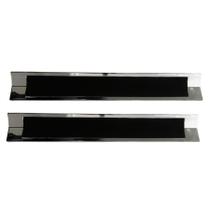 Kit c/ 3 Puxadores para Móveis e Armários Itatiaia Vivace Cromado e Preto 192mm e Parafusos