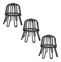 Kit C/3 Ralo Protetor De Calhas 75-100mm Flexível Anti-folha