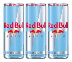 Kit C/3 Redbull Zero Sugar Free 250ml Kit C/3 Redbull Zero Sugar Free 250ml