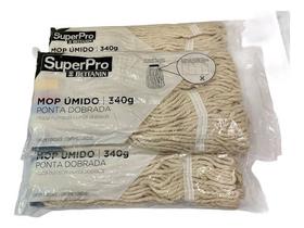 Kit C/3 Refil Mop Úmido Algodão Ponta Cortada Bettanin Pro Kit C/3 Refil Mop Úmido Algodão Ponta Cortada Bettanin Pro