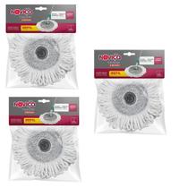 KIT C/ 3 Refil Noviça para Mop Twister Bettanin BT190R