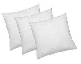 Kit C/ 3 Refil Para Enchimento De Almofada 40x40 Cm Silicone Kit C/ 3 Refil Para Enchimento De Almofada 40x40 Cm Silicone