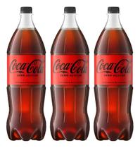 Kit C/3 Refrigerante Coca-cola Zero Açucar 600ml Kit C/3 Refrigerante Coca-cola Zero Açucar 600ml