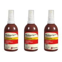 Kit C/3 Riodeine Dermo Suave Antisseptico Tópico 100ml Spray