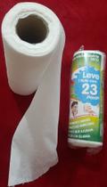 Kit c/ 3 rolos de pano multiuso branco pra limpeza de pele "edição seco"