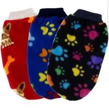 Kit C/3 Roupinhas Soft Inverno Cores Diversas Para Cachorro Nº05