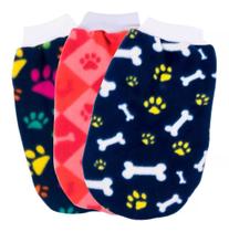 Kit C/3 Roupinhas Soft Inverno Cores Diversas Para CachorroTAMANHO P