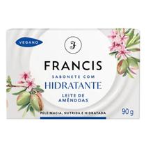 Kit c/ 3 Sabao em barra hidratante Francis leite de