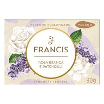 Kit c/ 3 Sabonete barra Francis Rosas brancas patchouli 90g