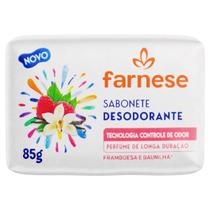 Kit c/ 3 Sabonete Farnese Framboesa e Baunilha 85g