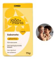 Kit c/ 3 Sabonete Glicerina Bebe Recem Nascido Joao E Maria