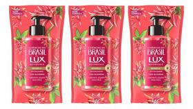 Kit C/3 Sabonete Líq Lux Essências Do Brasil Bromélia 240ml