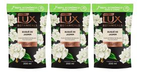 Kit C/3 Sabonete Liquido Lux Buquê De Jasmim 200ml Refil