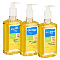 Kit c/3 sabonetes Líquidos Glicerina Granado Bebê Tradicional 250ml Kit c/3 sabonetes Líquidos Glicerina Granado Bebê Tradicional 250ml