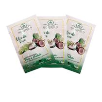 Kit C/3 Saches Óleo de Coco Pele e Cabelo 15g