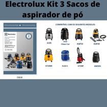 Kit C/3 Saco Aspirador Eletrolux A10 Aqp20 Gt200 Original