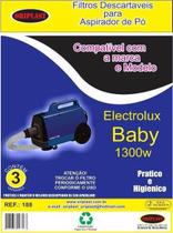 Kit c/3 Sacos Descartáveis Aspirador Electrolux Baby - Oriplast