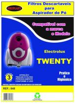 Kit c/3 Sacos Descartáveis Aspirador Electrolux Twenty