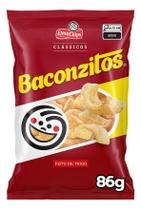 Kit c/ 3 Salgadinho Bacon Elma Chips Baconzitos 86g