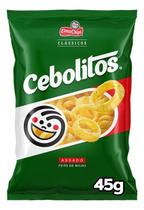 Kit c/ 3 Salgadinho Cebola Elma Chips Cebolitos 45G