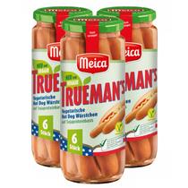 Kit c/ 3 Salsichas Truemans Hot Dog Vegetarianas Meica 300g