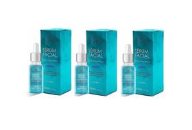 Kit C/3 Sérum Facial Ácido Hialurônico Phallebeauty