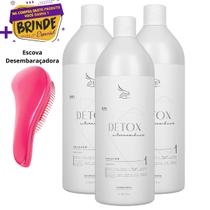 Kit C/3 Shampoo Zap Anti Resíduos Detox Limpeza Intensa 1L Original Kit C/3 Shampoo Zap Anti Resíduos Detox Limpeza Intensa 1L Original