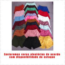 Kit c/ 3 Short Canelado do M ao XG