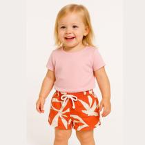 Kit c/ 3 shorts tactel infantil menina estampado juvenil verão praia Kit c/ 3 shorts tactel infantil menina estampado juvenil verão praia