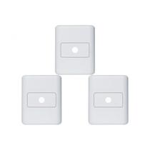 Kit C/3 - Sistema Perlex Branca (Placa 2X2 1Furo) 30Pl6Br Kit C/3 - Sistema Perlex Branca (Placa 2X2 1Furo) 30Pl6Br