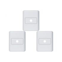 Kit C/3 - Sistema Perlex Branca (Placa 2X2 1Furo) 30Pl6Br Kit C/3 - Sistema Perlex Branca (Placa 2X2 1Furo) 30Pl6Br
