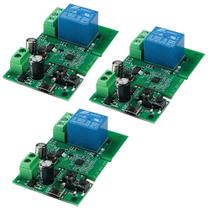 Kit C/ 3 Sonoff Pulso Wifi Contato Seco 12v Portão Fechadura