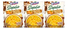 Kit C/3 Sopão Galinha Caipira Qualimax 160g