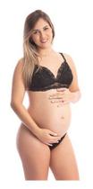 Kit C/3 Soutien Conjunto Amamentacao Sutia+ 3 Calcinha Renda - Sou Gata e Daí