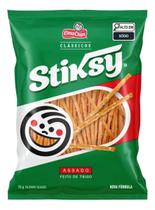 Kit c/ 3 Stiksy Salgadinho Elma Chips Petisco Churrasco 76g