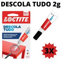 Kit c/3 Super Bonder Descola tudo 2g
