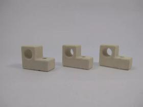 Kit C/3 Suporte Fixação Isolador De Porcelana/louça Para Resistência Do Forno Fischer