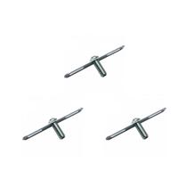 Kit C/3 - Suporte Travessa Marcai Para Lustre Com Nipel - Cl