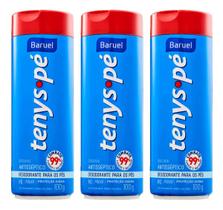 Kit C/3 Talco Tênis Pé Baruel Original 100g Kit C/3 Talco Tênis Pé Baruel Original 100g