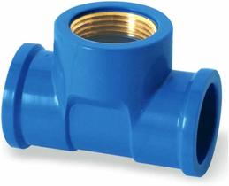 Kit c/ 3 Te Soldavel com Bucha de Latao 25mm X 1/2" Krona