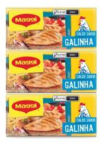 Kit C/3 Tempero Caldo De Galinha 12 Tablets 114g Maggi