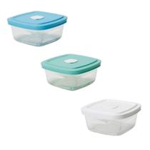 Kit c/3 Tigela Pote Marinex Facilita Vap 300ml c/tampa