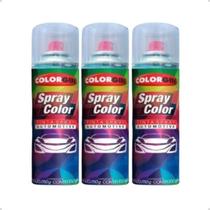 Kit c/ 3 Tinta Spray Verniz Rápido Automotivo Colorgin - 300ml